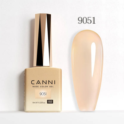 CANNI Hema Free Nail Gel Polish Christmas Red Color Collection Semi Permanent Nail Dehydrator Primer 9ml French Gorgeous Color
