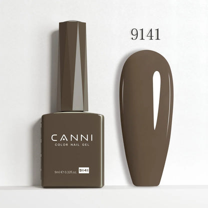 CANNI Hema Free Nail Gel Polish Christmas Red Color Collection Semi Permanent Nail Dehydrator Primer 9ml French Gorgeous Color