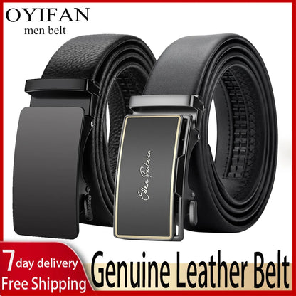 OYIFAN Men Belt Genuine Leather Belt for men