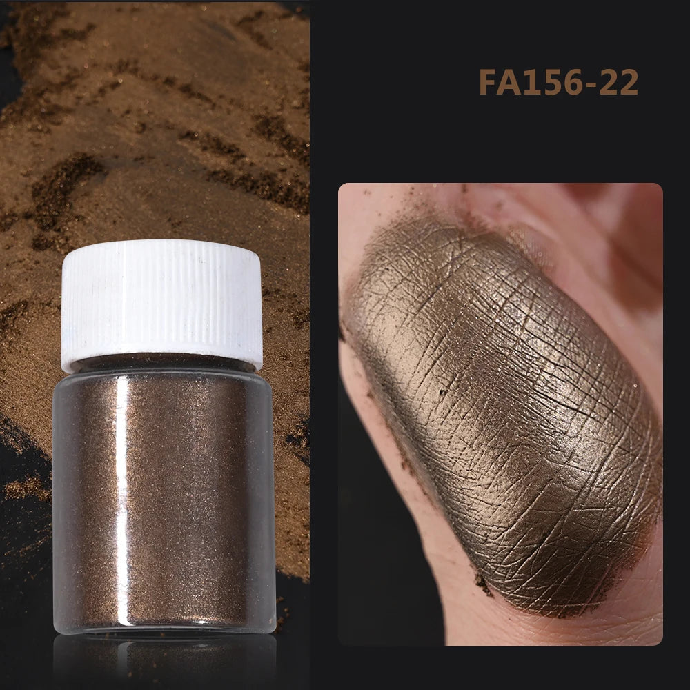 1Bottle Pink/White Pearlescent Nail Art Powder Glitter Mermaid Chrome Mica Pigment For Manicure Decorations Pearl Rubbing Dust