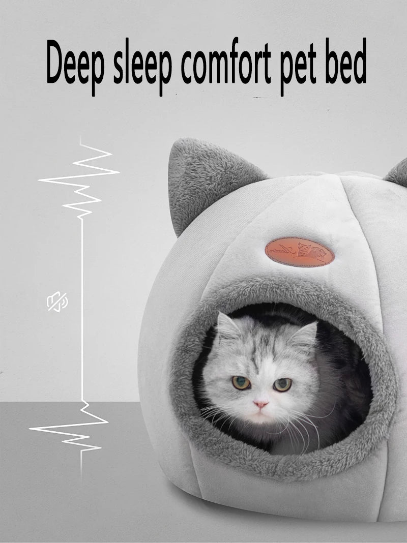 New Deep Sleep Comfort In Winter Cat Bed Iittle Mat