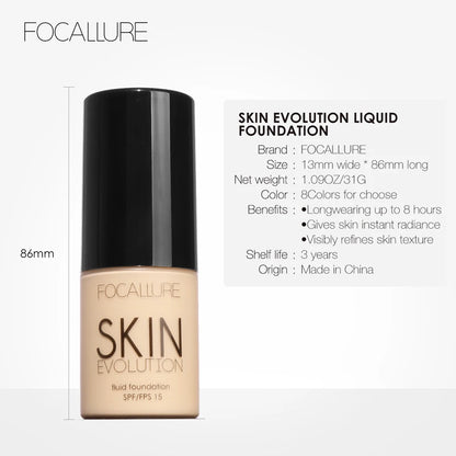 Wholesale FOCALLURE Face Makeup Foundation Makeup Base Liquid Foundation