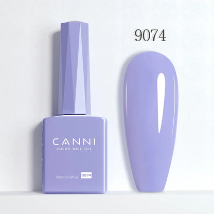 CANNI Hema Free Nail Gel Polish Christmas Red Color Collection Semi Permanent Nail Dehydrator Primer 9ml French Gorgeous Color