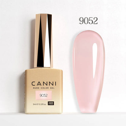 CANNI Hema Free Nail Gel Polish Christmas Red Color Collection Semi Permanent Nail Dehydrator Primer 9ml French Gorgeous Color
