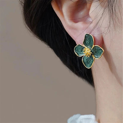 Flower Stud Earrings for Women Gir