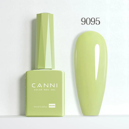 CANNI Hema Free Nail Gel Polish Christmas Red Color Collection Semi Permanent Nail Dehydrator Primer 9ml French Gorgeous Color