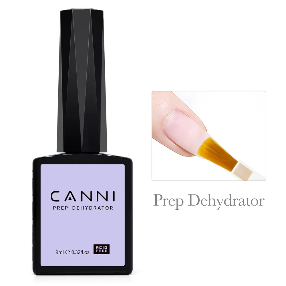 CANNI Hema Free Nail Gel Polish Christmas Red Color Collection Semi Permanent Nail Dehydrator Primer 9ml French Gorgeous Color