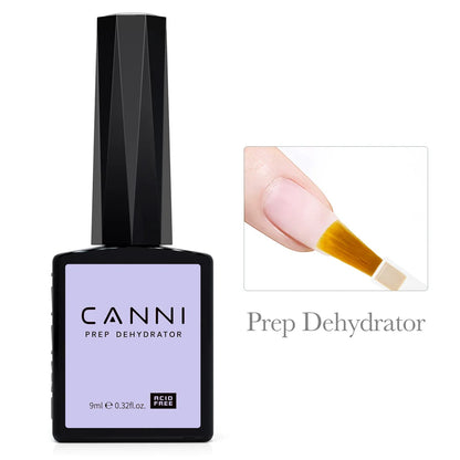 CANNI Hema Free Nail Gel Polish Christmas Red Color Collection Semi Permanent Nail Dehydrator Primer 9ml French Gorgeous Color
