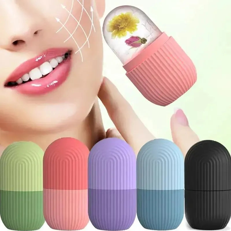 Silicone Ice Cube Trays Beauty Lifting Ice Ball Face Massager