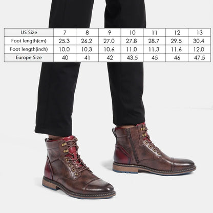 Fashion Comfortable  Boots Leather