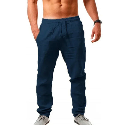 2025 Spring/Summer New Men's Cotton Linen Pants S