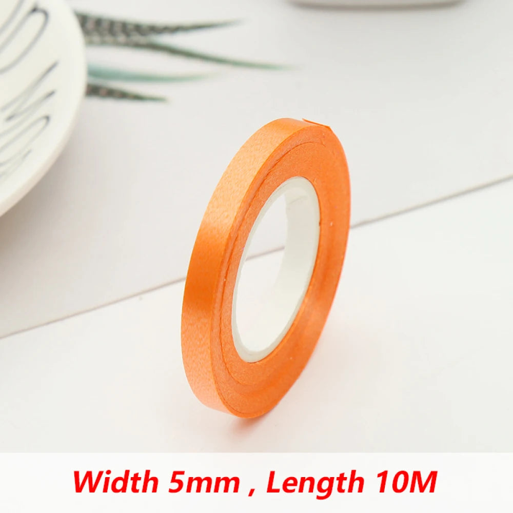 10Meter/Rolls 5mm Balloon Ribbon Party Birthday Wedding Accessorie