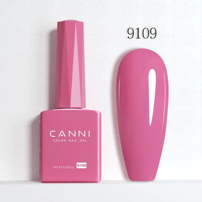 CANNI Hema Free Nail Gel Polish Christmas Red Color Collection Semi Permanent Nail Dehydrator Primer 9ml French Gorgeous Color