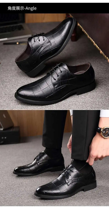 Classic Men's Leather Shoe Autumn Men Business Dress Shoe