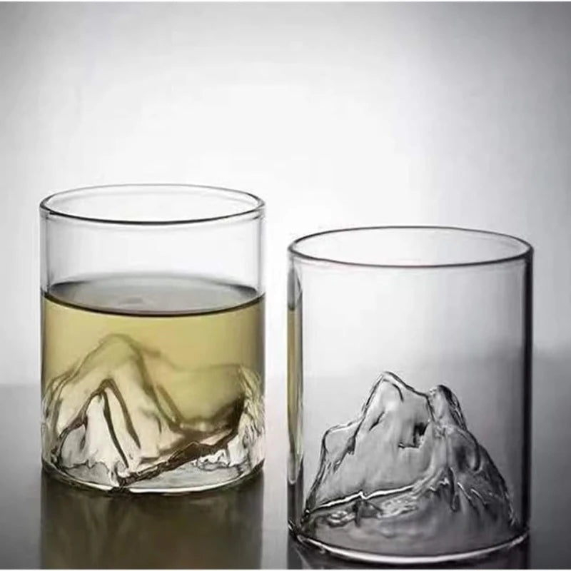 3D Landscape Cup Wine Whiskey cup for Drinking Bourbon Scotch Cocktails