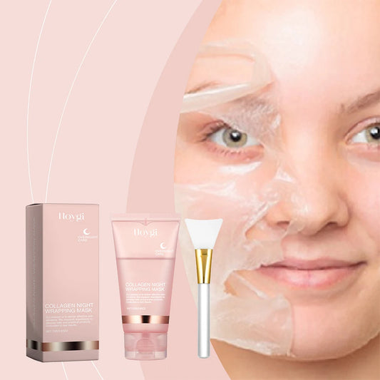 75g Collagen Night Wrapping Peel Off Mask Facial Moisturizing Brighten Hydrating Smooth Face