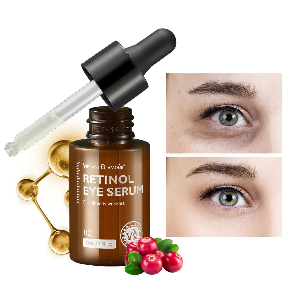 30ml Retinol Eye Serum Repairs and Firms Fine Lines Around the Eyes Anti-aging Anti-wrinkle Moisturizing Dark Circles Remover