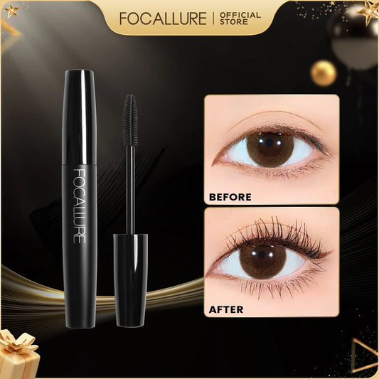 FOCALLURE Curled Lashes Lengthening Black Mascara Waterproof Long-wearing Eyelash Extension