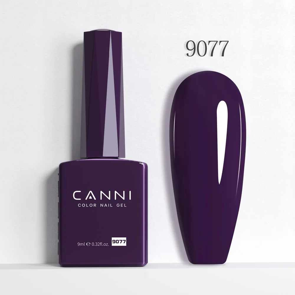 CANNI Hema Free Nail Gel Polish Christmas Red Color Collection Semi Permanent Nail Dehydrator Primer 9ml French Gorgeous Color
