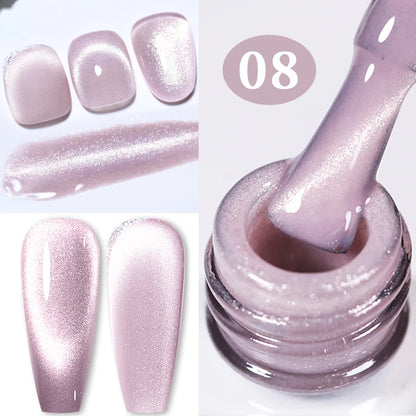 BORN PRETTY 10ml Water Light Cat Magnetic Gel Nail Polish Vernis Semi Permanent Soak Off Crystal Gel Polish For Nails Manicure