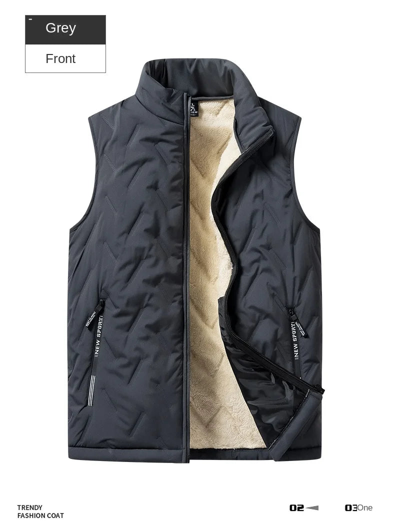 Autumn and winter fashion men's cotton vest jacket