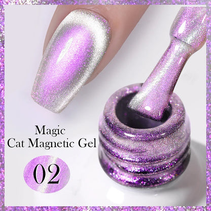 BORN PRETTY 10ml Water Light Cat Magnetic Gel Nail Polish Vernis Semi Permanent Soak Off Crystal Gel Polish For Nails Manicure