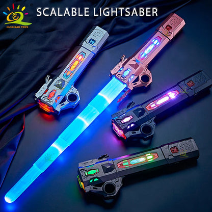 Retractable Lightsaber Finger Rotating Laser Sword Flash Luminous