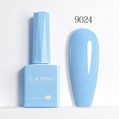 CANNI Hema Free Nail Gel Polish Christmas Red Color Collection Semi Permanent Nail Dehydrator Primer 9ml French Gorgeous Color