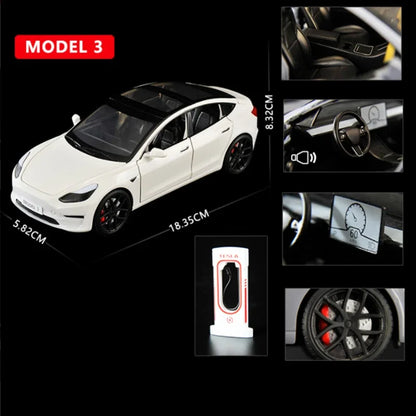 Tesla Model 3 Model Y Alloy Car Model Diecast Metal Toy Vehicles