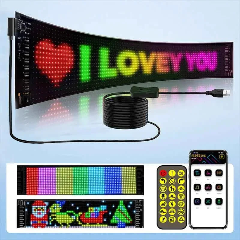 LED Matrix Pixel Panel, Scrolling Bright Advertising LED Signs