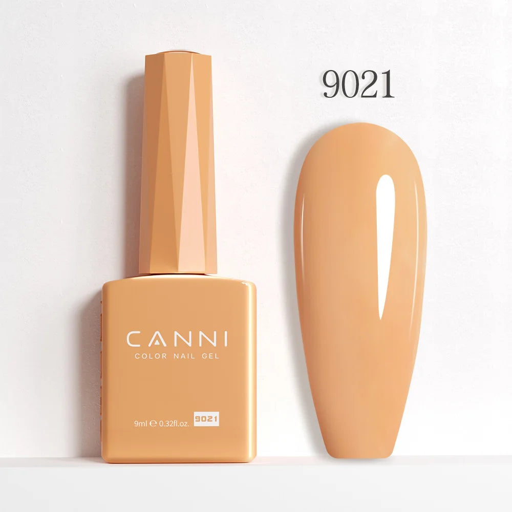 CANNI Hema Free Nail Gel Polish Christmas Red Color Collection Semi Permanent Nail Dehydrator Primer 9ml French Gorgeous Color
