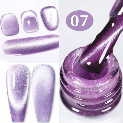 BORN PRETTY 10ml Water Light Cat Magnetic Gel Nail Polish Vernis Semi Permanent Soak Off Crystal Gel Polish For Nails Manicure