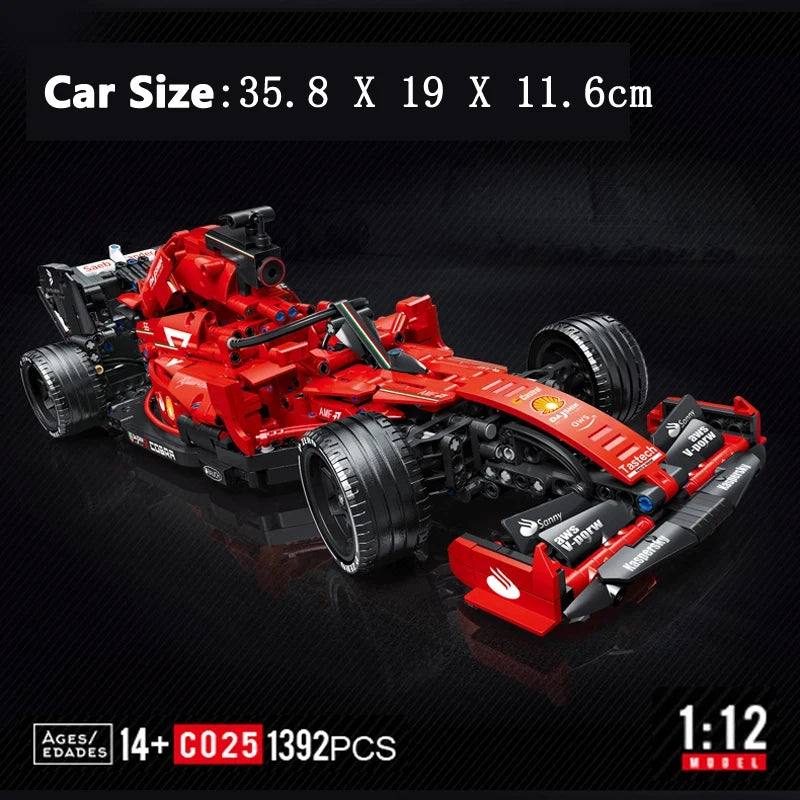 High-tech Building Blocks F1 Formula 1 Remote Control Super Racing Car