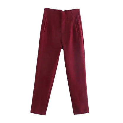 TRAF Fashion Office Wear High waist Pants for Women