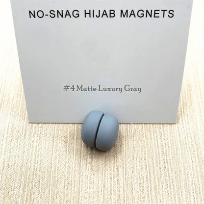 Strong Metal Plating Magnetic Hijab Clip Safe Hijab Brooch Scarf Accessories No Hole Pins Brooch Magnet Muslim Scarf Jewelry Set