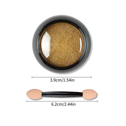 1pcs Nail Glitter Metallic Rubbing Dust Gel Polish Pigment Shinning Metal Manicure Decor Magic Mirror Powder Gold Silver Chrome