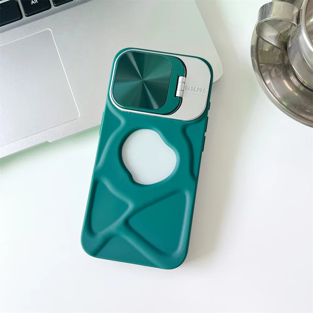 Fashion Logo Hole Magnetic Case for iPhone