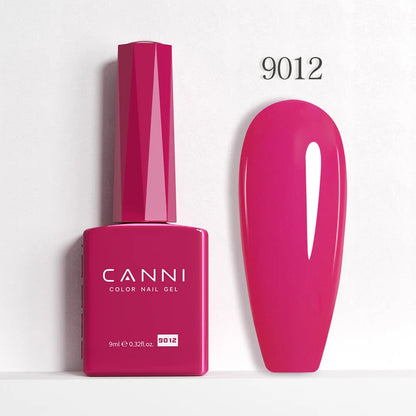 CANNI Hema Free Nail Gel Polish Christmas Red Color Collection Semi Permanent Nail Dehydrator Primer 9ml French Gorgeous Color