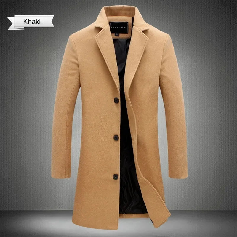 2025 Spring Autumn New Long Cotton Coat