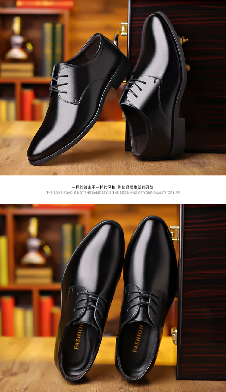 Men's new business leather Shoes