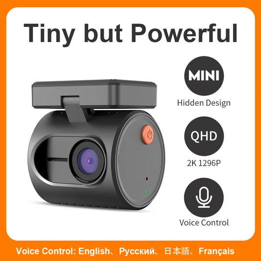 2K Dash Camera For Cars DVR KAWA Dash Cam MINI 3 Video Recorder E