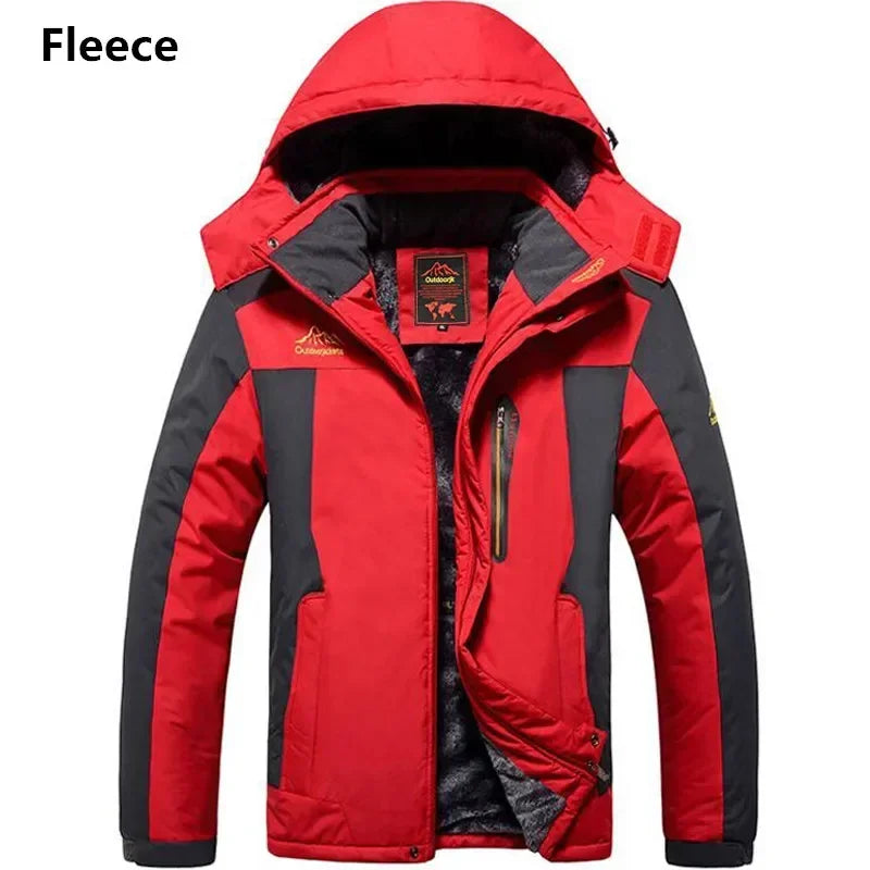 2024 Winter Jacket Men Thick Warm Waterproof Hooded Parka Coat Windbreaker Military Fleece Jacket PlusSize 9XL Jaqueta Masculina