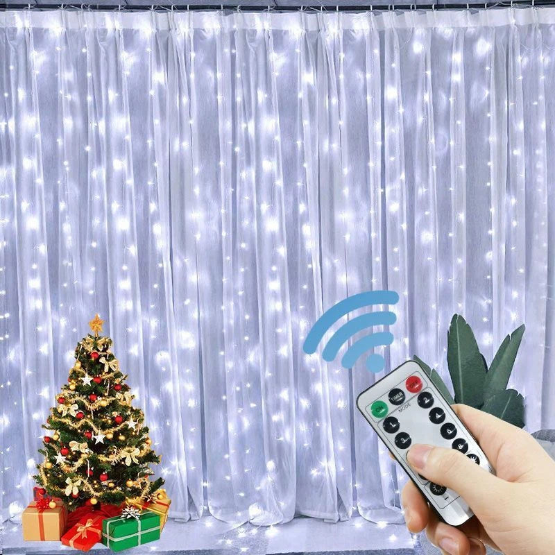 Holiday Light Fairy String Light 3M 4M 6M LED Christmas Decor 8 Mode USB Curtain Light Garland Wedding Party Birthday Decoration