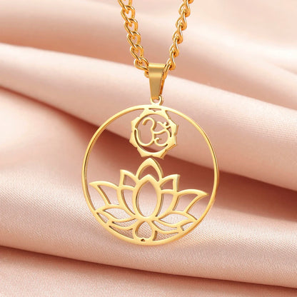 Dawapara India Tamil Om Symbol with Trident Pendant