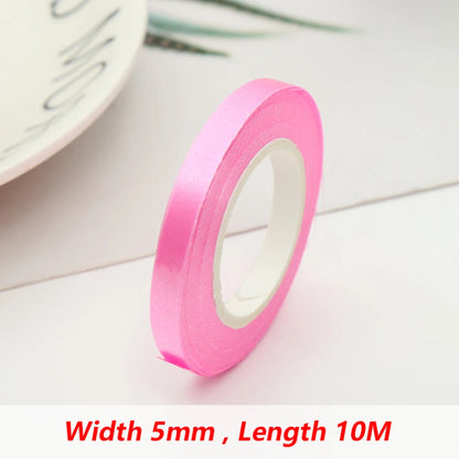 10Meter/Rolls 5mm Balloon Ribbon Party Birthday Wedding Accessorie