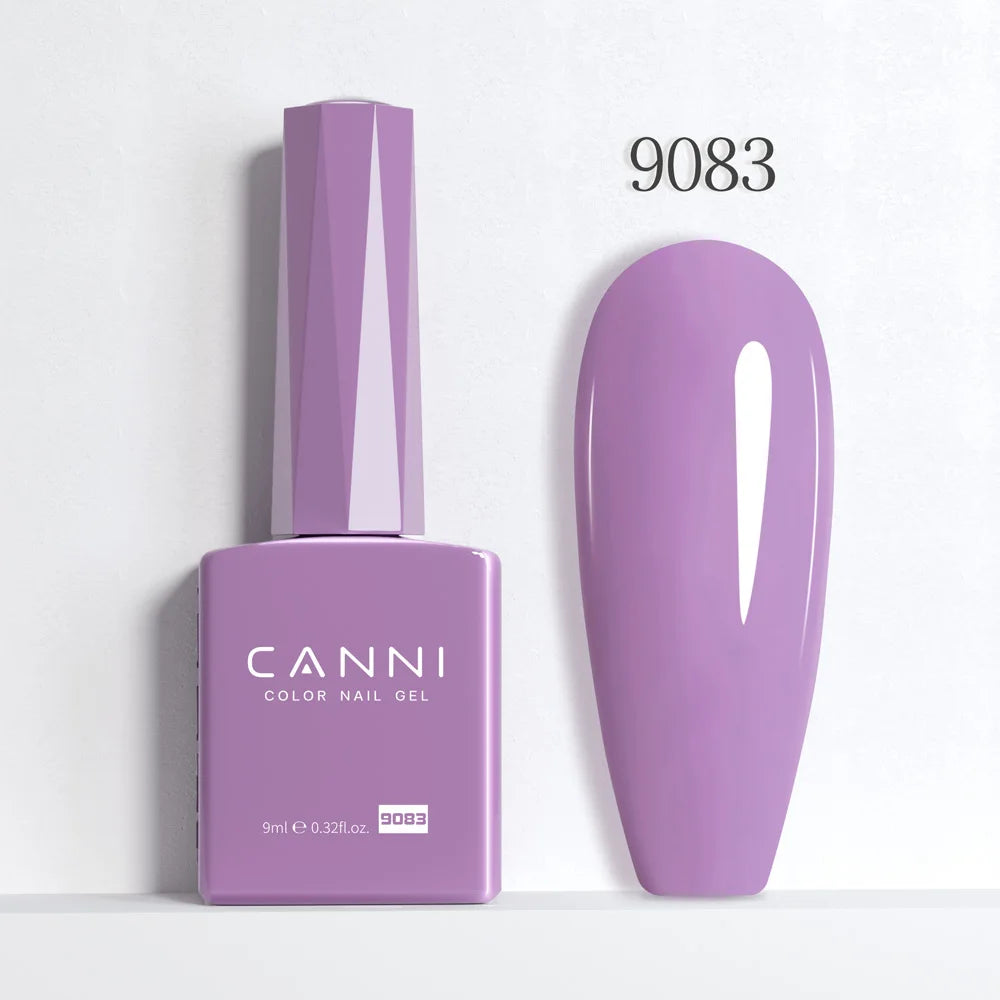 CANNI Hema Free Nail Gel Polish Christmas Red Color Collection Semi Permanent Nail Dehydrator Primer 9ml French Gorgeous Color