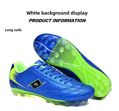 New Spring Summer Fashionable Children's Soccer Shoes Hard Bottom Running Shoes Grass Field Spike Training Shoes Child Shoes