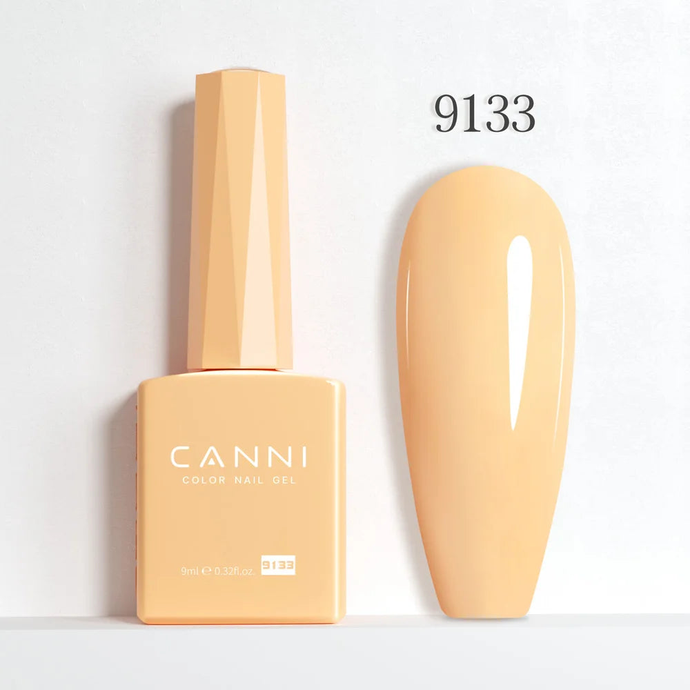 CANNI Hema Free Nail Gel Polish Christmas Red Color Collection Semi Permanent Nail Dehydrator Primer 9ml French Gorgeous Color