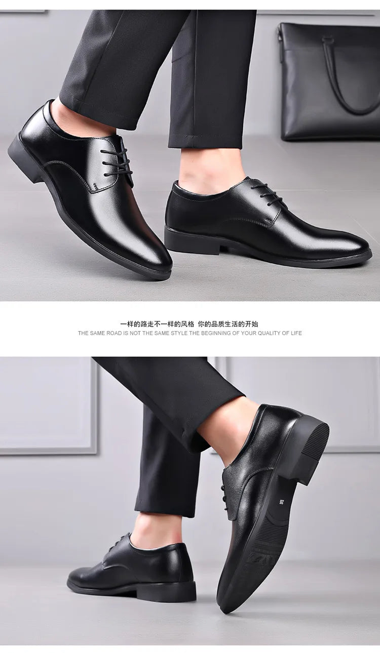 Men's new business leather Shoes