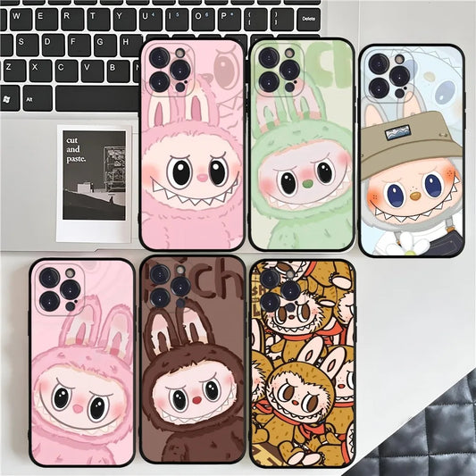 LUBUBU C-cUTE Phone Case For IPhone 15 14 11 12 13 Mini Pro XS Max Cover 6 7 8 Plus X XR SE 2020 Funda Shell